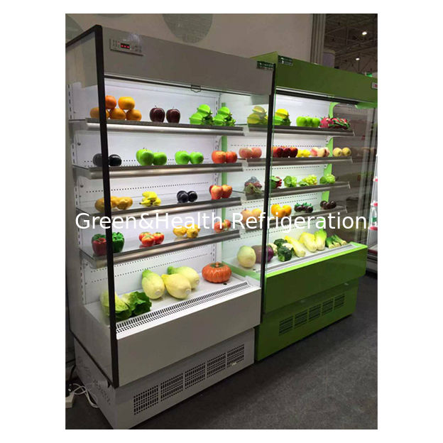 Kleine Gemakswinkel Vijflaags Plank Fruit Opslag Display Kleine Open Vriezer