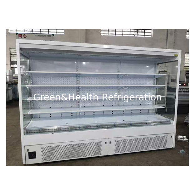 Hoogwaardige Rechterhoekige Supermarkt Koelopslag Display Open Vriezer In De Fabriek