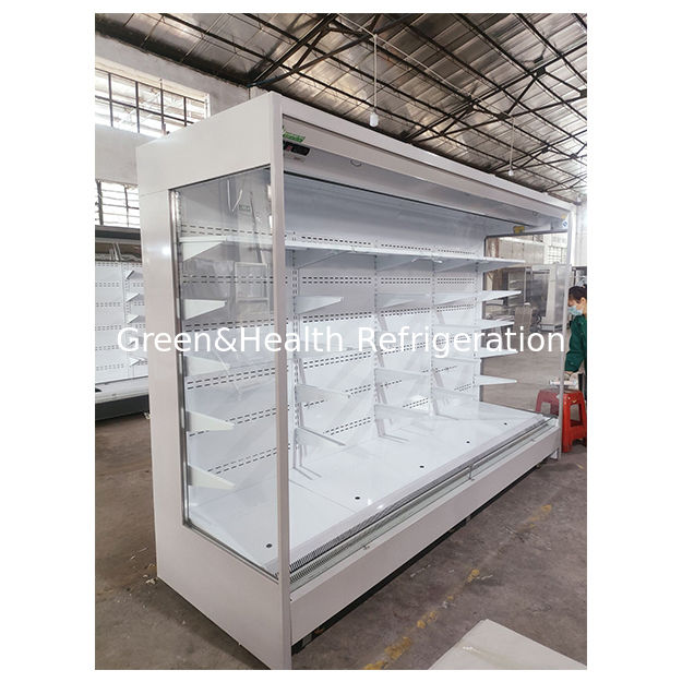 Hoogwaardige Rechterhoekige Supermarkt Koelopslag Display Open Vriezer In De Fabriek