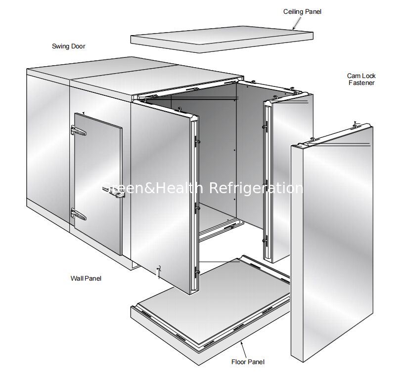 Koelcel Inloop Koelruimte Uitgerust Met Slot En Sleutel