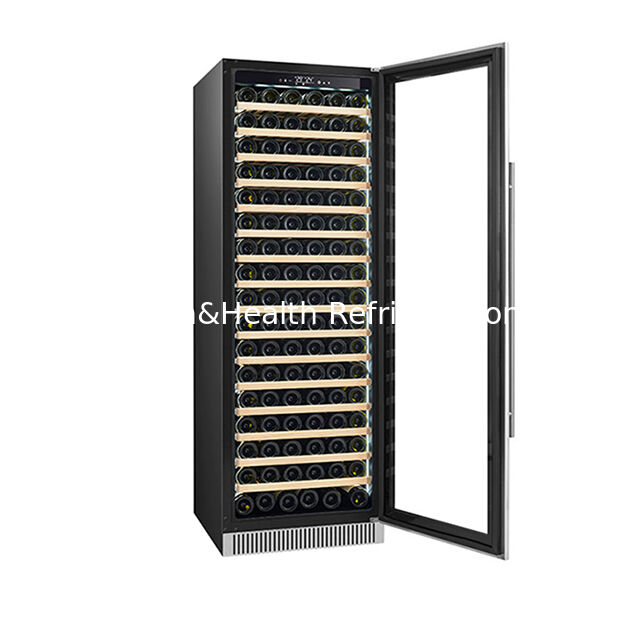 ETL-certificaat 185 Fles Eén temperatuurzone Modieus High-End Rode Wijn Koelplaat Vrieskas