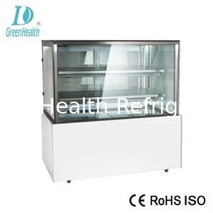 Verkoelde cake display bakkerij display glazen deurkas met geïmporteerde compressor