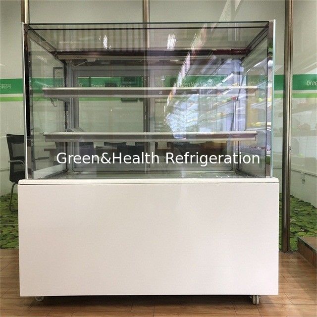 Verkoelde cake display bakkerij display glazen deurkas met geïmporteerde compressor