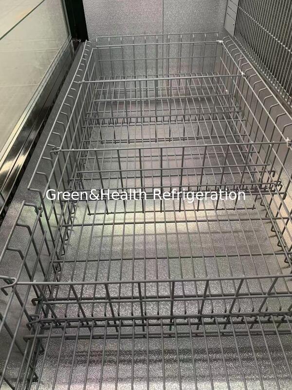 Directe fabrieksprijs gecombineerde eilanddisplayvriezer met grote glazen ramen en Secop-compressor