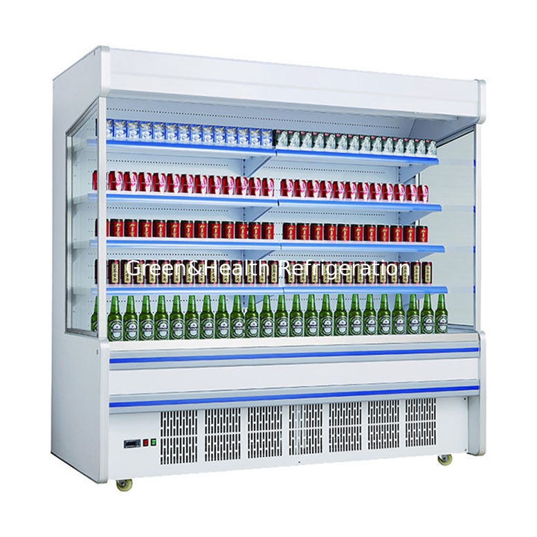 Supermarkt Multideck Display Koelkast Chiller Plug In System/ Groente en Fruit Showcase Cabinet