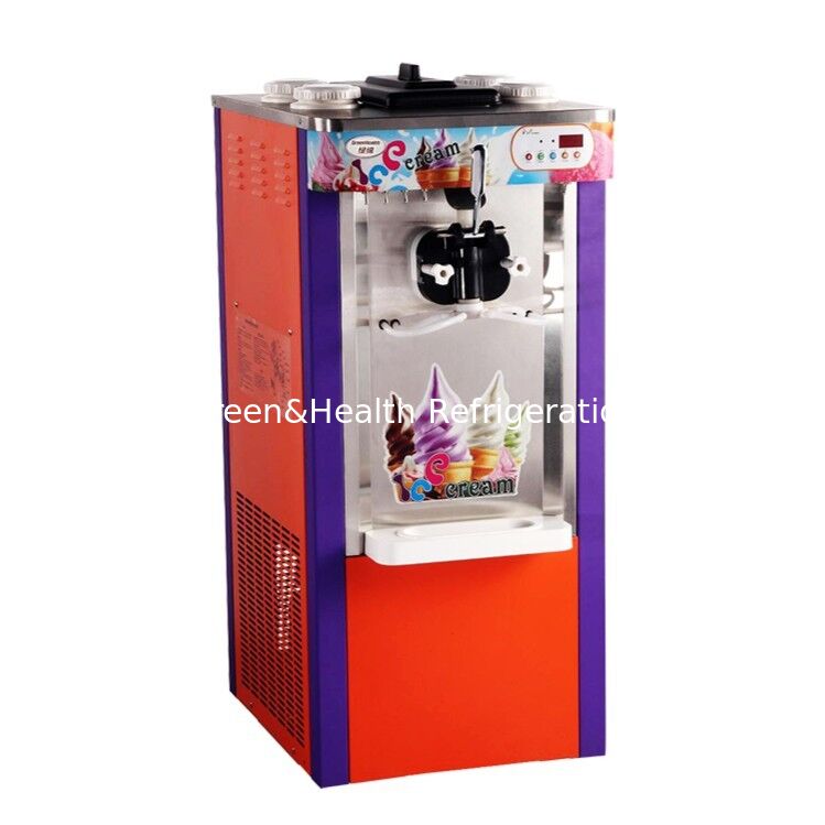 22L Capacity 3 Flavor Design Stainless Steel Commercial Ice Cream Machine for Soft Serve