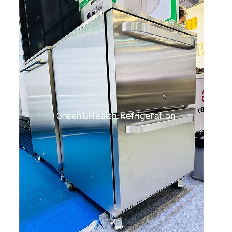 150L Stainless Steel Solid Door Outdoor Beverage Refrigerator with ETL Certification