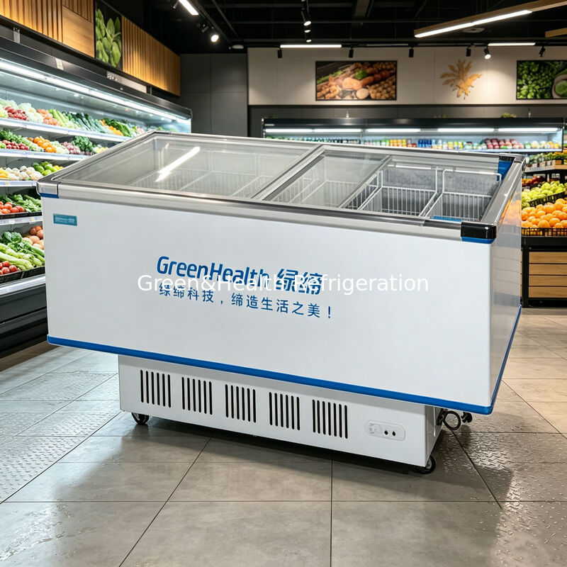 Grote verticale koelkast met Danfoss-compressor en automatische ontdooiing voor commercieel gebruik