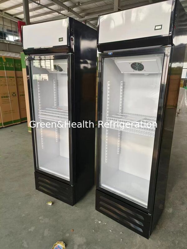 Commerciële Pepsi drank display koeler met 680L capaciteit Danfoss compressor en automatisch sluiten verwarmde swing deur