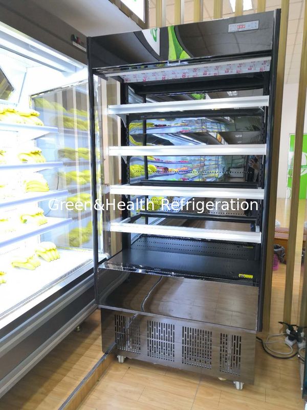 780W Multideck Open 1,25m Multi Deck Drinks Food Shop Cafe Display Koelkast