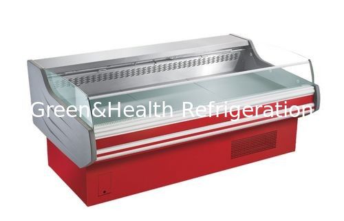 Grote -2 ~ 8oC mobiele draagbare Deli Meat Display Koelkast Open vriezer