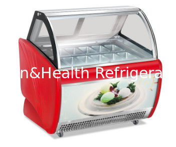 Rood Groen Zwart Kleur Gekrompen Schuifdeur IJsscherm Freezer