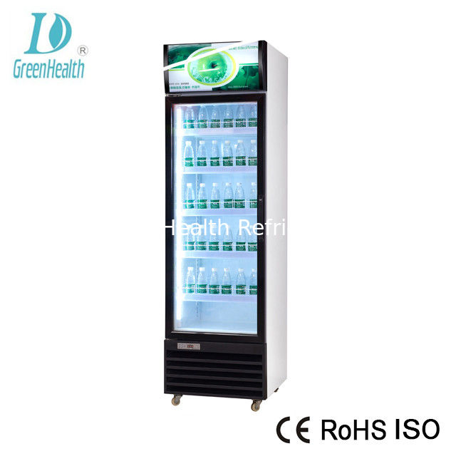 Commerciële Pepsi drank display koeler met 680L capaciteit Danfoss compressor en automatisch sluiten verwarmde swing deur