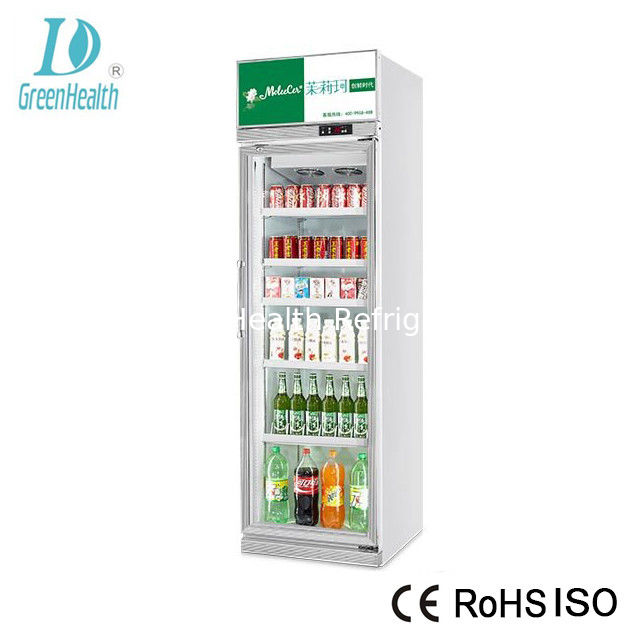Commerciële Pepsi drank display koeler met 680L capaciteit Danfoss compressor en automatisch sluiten verwarmde swing deur