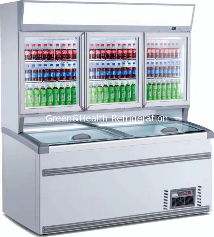 Commerciële gecombineerde koelkast met vriesvak met dubbele temperatuurzones, automatische ontdooiing en hoogefficiënte compressoren - Samba Hybrid