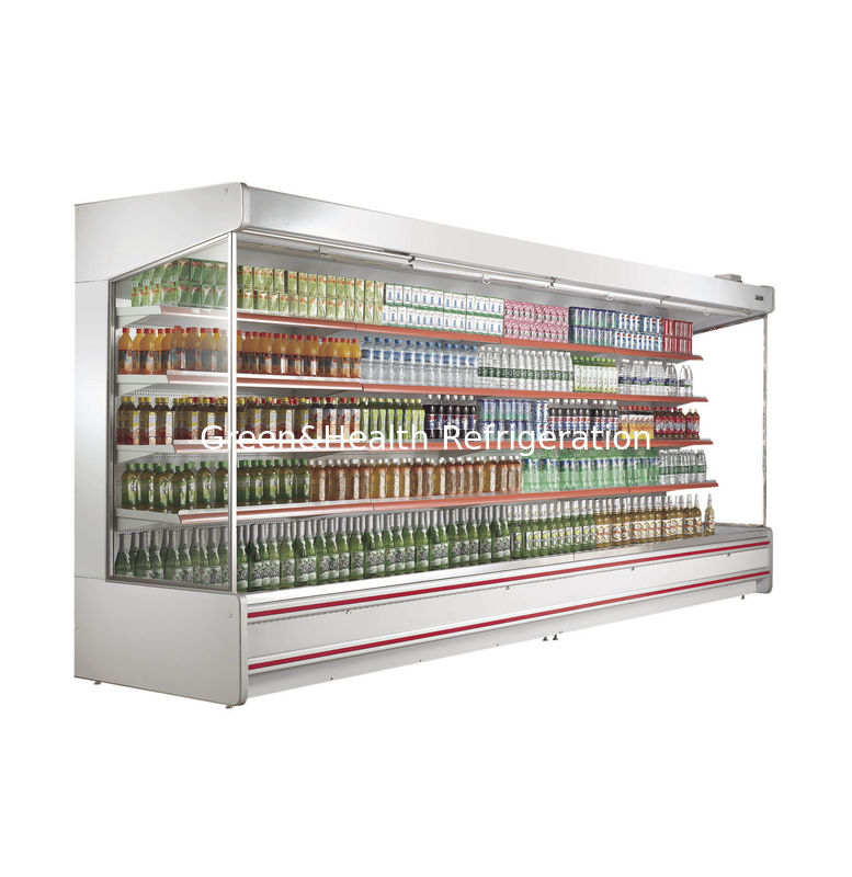 De dynamische Ventilator/Evaporator Open Open Harder van Multideck met Versterkte Gietmachinewielen