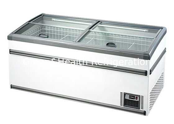 2.1M de Witte Diepvriezer van de het Vlees Tegenvertoning van de Eilanddiepvriezer voor Supermarkt