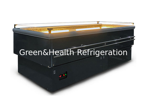 2 aan 8℃ het Grote van het het Puntvoedsel van de Capaciteitsbevordering van de Vertoningsijskast Open Type