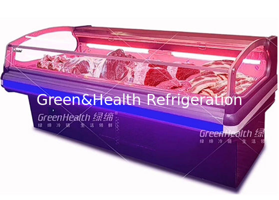 De dynamische Koelstop van de de Koelkast Grote Capaciteit van de Vleesvertoning in Systeem