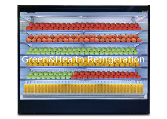 Systeem van het de Luchtkanaal van de 2,5 Meter het Commerciële Rechte Open Vertoning Koelere Dubbele