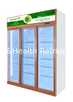 Van de het Glasdeur van de luxe de Commerciële Drank Koelere Rechte van de de Vertoningskoelkast Regelbare Planken