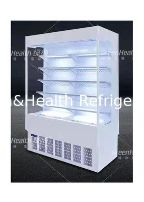 Verticaal Open Front Shop Drinks Display Chiller Multideck voor Restaurant