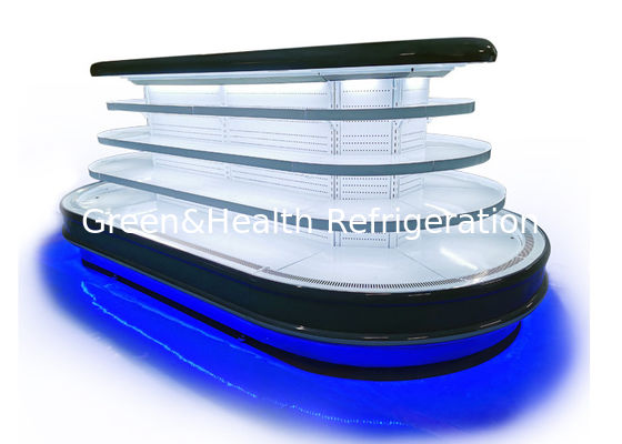 Commerciële Multideck om de Harder van de Eilandvertoning voor de Groenten van het Supermarktfruit