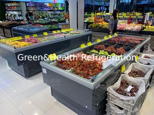 Het hoogste Open Commerciële Horizontale Fruit van de Typevertoning en Plantaardige Harder