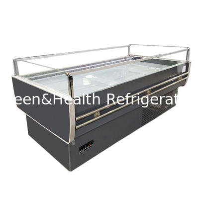 Voedsel Gekoelde Behoud Fruit Display Chiller Voor Winkel Open Type
