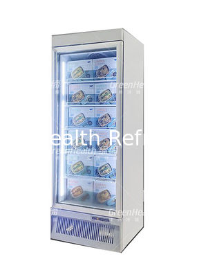 Factory Supply Frozen Food Verticale displayvriezer met verstelbare planken