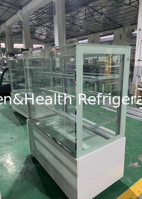 3 lagen van de de Cakewinkel van de Glasbakkerij van de de Vertoningsshowcase de Diepvriezer voor Brood