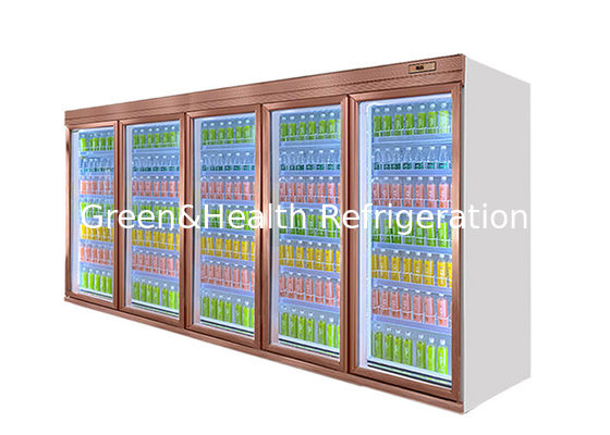 2250L de verre van de de Drankijskast van de Glasdeur Showcase Champagne White