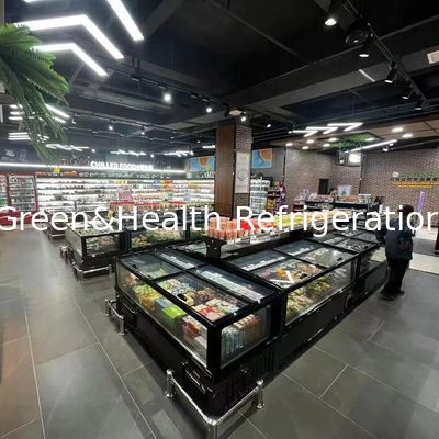 Commerciële vriezer met grote capaciteit en -18 ~ -22 graden automatisch ontdooiend aluminium interieur