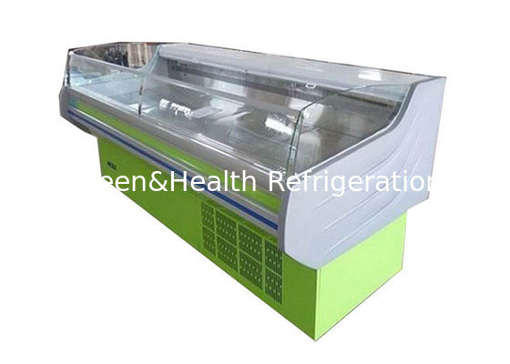 Vissen Vlees Zeevruchten Display Table Koelkast Vitrine Voor Supermarkt Vrieskas Horizontaal