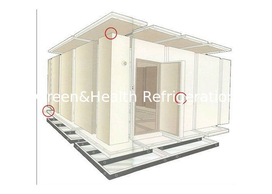 Warehouse Walk In Cold Storage Room Zeevruchten rundvlees Kip vriezer PU isolatie