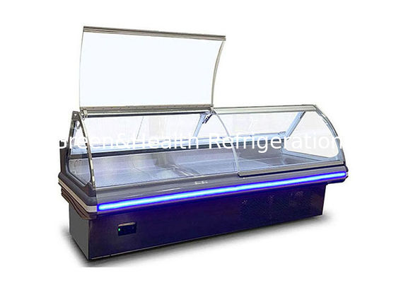 R290 Commerciële Deli Display Showcase Koelmachines Koelkast Voor Slager