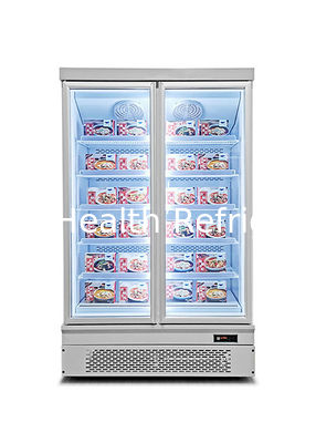 R134a Commerciële supermarktapparatuur Bottom Mount Vertical Freeezer Heladeras