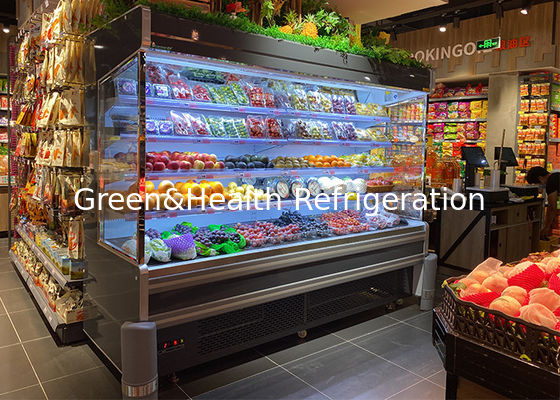 Verbeter de supermarkt drank koelkast luchtkoeling koeler met slimme thermostaat