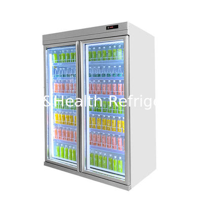 Geavanceerde Multi Glass Doors Display Freezer met 6 lagen verstelbare plank