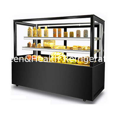 1.2m tot 2m Cake Display Glazen vriezer Bakkerij Showcase Voor broodwinkel