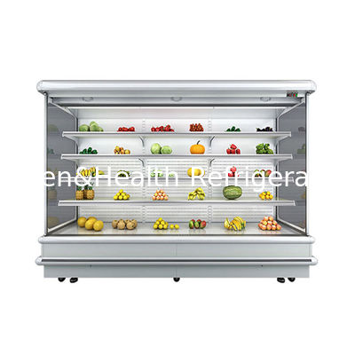 10M Melkproducten Vitrine Dranken Display Koelkast Multideck Open Chiller