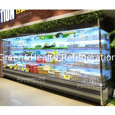 Supermarktproducten Open display koelkast met 4 planken 220-110V/50Hz