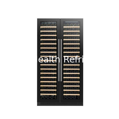 ETL-certificaat 185 flessen wijndisplay koeler dubbele zone elektrische glazen deur model LD-185D