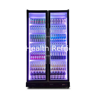 Swing Door Liquor Drinks Display Freezer met R290 koelmiddel en laag E glas