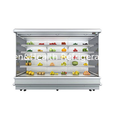 Eenvoudige temperatuur 220 V open koelmachine voor groenten en fruit