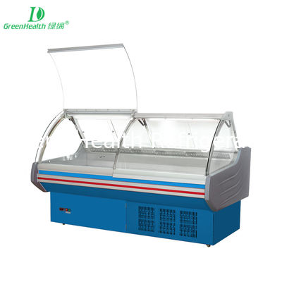 3m de Vertoningsijskast van de Vers Vleesdelicatessenwinkel voor Slachterijeinde/Supermarkt