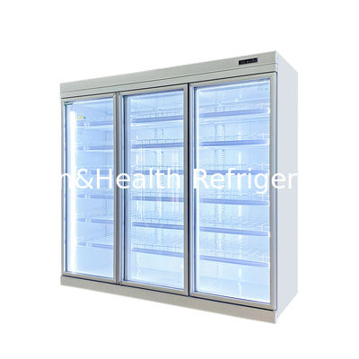 Ventilatorkoeling Copeland Swing Glass Door Freezer Met R404 koelmiddel