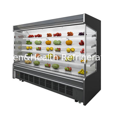 Vruchten vers zichtbaar detailhandel Open Multideck Display Chiller Met LED-licht