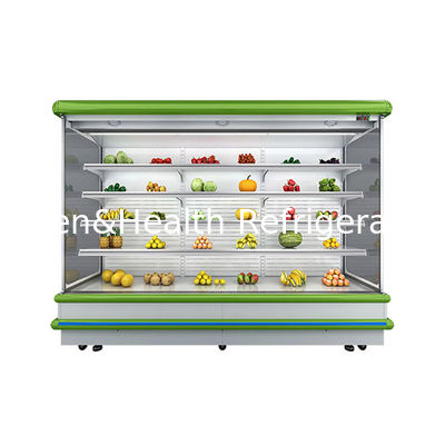 Restaurant R134a Supermarkt Display Multideck open koeler voor fruit