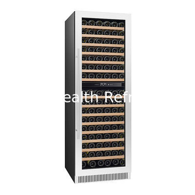 ETL-certificaat 326 eenheden uitgerust met twee glazen deuren drie onafhankelijke temperatuurwijnkoelers